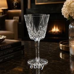 Set of 6 Vintage Waterford Cut Crystal Wine Glass Goblets Clear Stemware 6