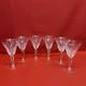 Set of 6 Waterford Crystal Sheila 7 Stem Wine Glasses Ireland Vintage