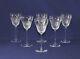 Set of 6 large vintage Rosenthal Romance II Crystal Red Wine Glasses 7 2/5
