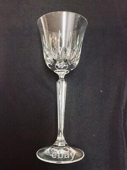 Set of 7 Mikasa Interlude Wine Goblet Vintage Cut Crystal Goblets