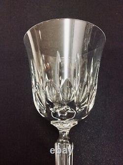 Set of 7 Mikasa Interlude Wine Goblet Vintage Cut Crystal Goblets