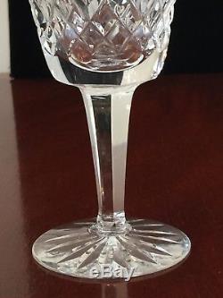 Set of 7 True Vintage WATERFORD CRYSTAL Lismore 4 oz. Claret Sherry Wine Glasses