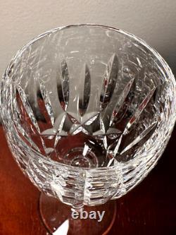 Set of 7 Vtg WATERFORD CRYSTAL Kildare 5-6 oz. Claret Wine Glasses 6.5 IRELAND