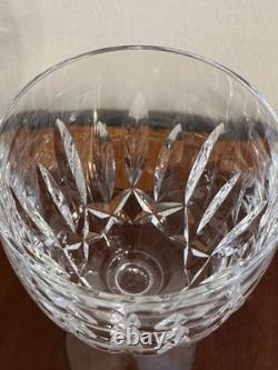 Set of 7 Vtg WATERFORD CRYSTAL Kildare 5-6 oz. Claret Wine Glasses 6.5 IRELAND
