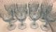Set of 8 Fostoria Moonstone Light Blue Water Wine Glass Goblet 6.5 Tall Vintage