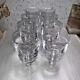 Set of 8 Steuben Signed Vintage 5 3/4 Claret Stemware / Wine Glasses w Monogram