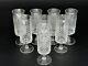 Set of (8) Vintage Rosenthal ROMANCE I MOTIF 5 7/8 Red Wine Glasses