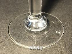 Set of Four Carlo Moretti Striped Murano Blown Glass Wine Goblets