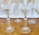 Set of VTG 1990s Rogaska Queen Hock Wine Crystal Glasses