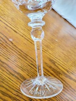 Set of VTG 1990s Rogaska Queen Hock Wine Crystal Glasses