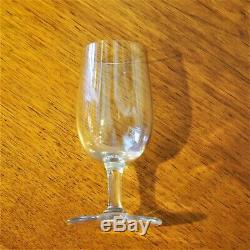 Set of vintage Baccarat Crystal Claret Wine Glasses Stems Perfection pattern