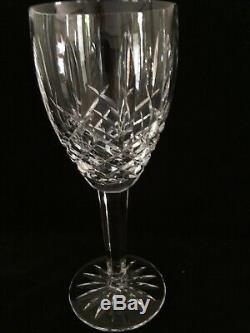 Six Vintage Waterford Crystal Araglin Large Wine Goblets