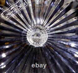 St Louis Apollo Gold Burgundy Wine Glasses Set of 6 Vintage Crystal Signed