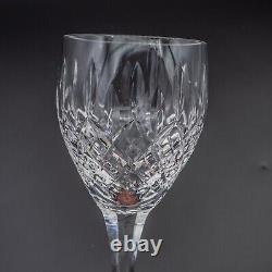 Stuart Crystal England Shaftesbury Claret Wine Glasses Set 4- 7 5/8 FREE SHIP