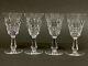 Stunning Set of 4 Vintage Waterford Crystal kylemore Claret Wine/Cordial Glasses