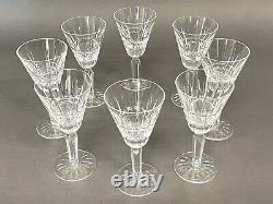 Stunning Set of 8 Vintage 4 Oz Waterford Ireland Crystal Glenmore Wine Glasses