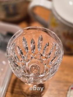 Stunning Vintage set of 8 Waterford Crystal Kildare White Wine Glasses