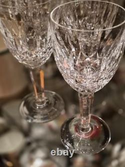 Stunning Vintage set of 8 Waterford Crystal Kildare White Wine Glasses