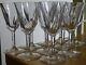 Ten Vintage Wine Burgundy Glasses Crystal St Louis Pattern Cerdagne 6,30