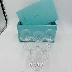 Tiffany & Co Crystal Set 6 Sangria Glasses Vintage Serveware Wine Drinking