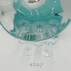 Tiffany & Co Crystal Set 6 Sangria Glasses Vintage Serveware Wine Drinking