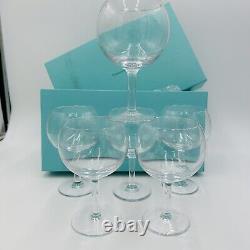 Tiffany & Co Crystal Set 6 Sangria Glasses Vintage Serveware Wine Drinking