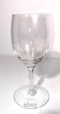 Tiffany Co Crystal Wine Glasses Set of 4 MINT VNTG with Etched LOGO 6