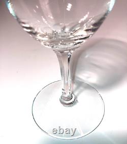 Tiffany Co Crystal Wine Glasses Set of 4 MINT VNTG with Etched LOGO 6