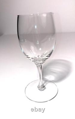 Tiffany Co Crystal Wine Glasses Set of 4 MINT VNTG with Etched LOGO 6