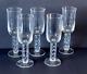 Timo Sarpaneva Iittala Nuutajarvi Vintage Arkipelago 5 Wine Glasses 8.5 Finland