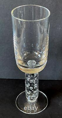 Timo Sarpaneva Iittala Nuutajarvi Vintage Arkipelago 5 Wine Glasses 8.5 Finland
