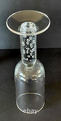 Timo Sarpaneva Iittala Nuutajarvi Vintage Arkipelago 5 Wine Glasses 8.5 Finland