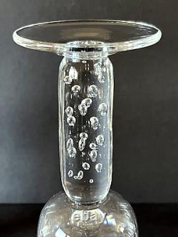 Timo Sarpaneva Iittala Nuutajarvi Vintage Arkipelago 5 Wine Glasses 8.5 Finland
