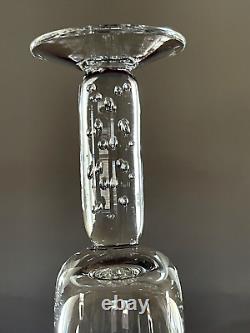 Timo Sarpaneva Iittala Nuutajarvi Vintage Arkipelago 5 Wine Glasses 8.5 Finland