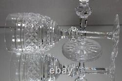 Two (2) Vintage Waterford Crystal Castletown Claret Wine Glasses Goblets Mint