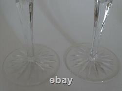 Two Amazing Large Vintage Roemer Wine Glasses Crystal Design Color Red Blue