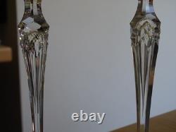 Two Old Wine Glasse Germany Crystal Colored Orange And Yellow