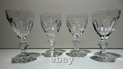 VINTAGE Baccarat Crystal HARCOURT (1841-) Set 4 Sherry Wine 4 1/2 Made France