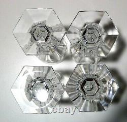 VINTAGE Baccarat Crystal HARCOURT (1841-) Set 4 Sherry Wine 4 1/2 Made France