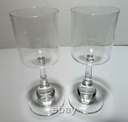 VINTAGE Baccarat Crystal JOSE (1970-1983) Set of 2 White Wine Glasses 6 3/8