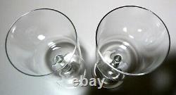 VINTAGE Baccarat Crystal JOSE (1970-1983) Set of 2 White Wine Glasses 6 3/8