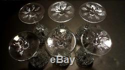 VINTAGE Baccarat Crystal LAGNY (1912-1993) Set of 6 Port Wine 5 3/4