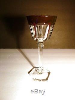 VINTAGE Baccarat HARCOURT (1841-) Rhine Wine Amethyst Purple 7 3/8