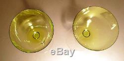 VINTAGE Baccarat PERFECTION (1933-) Set of 2 Chartreuse Rhine Wine 7 3/8