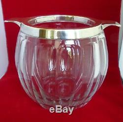 VINTAGE Baccarat large ICE, WINE or CHAMPAGNE BUCKET / CHILLER France Crystal