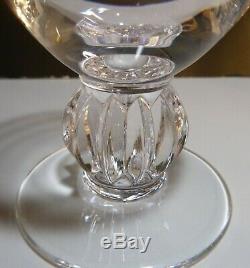 VINTAGE Lalique Crystal ALGER (1940-2006) 6 Maderia Wine Glass 4 1/4 8 ounce