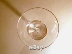 VINTAGE Lalique Crystal GUEBWILLER (1926-) Set of 4 Sherry Wine Glasses 4 3/8