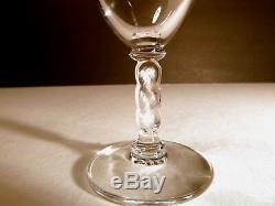 VINTAGE Lalique Crystal GUEBWILLER (1926-) Set of 4 Sherry Wine Glasses 4 3/8