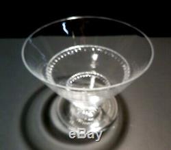 VINTAGE Lalique Crystal VOUVRAY (1951-) 6 Wine Glasses 2 3/4 Made in FRANCE