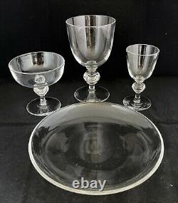 VINTAGE MCM Set 12 STEUBEN 7925 George Thompson WHITE WINE CLARETS GLASSES Mint